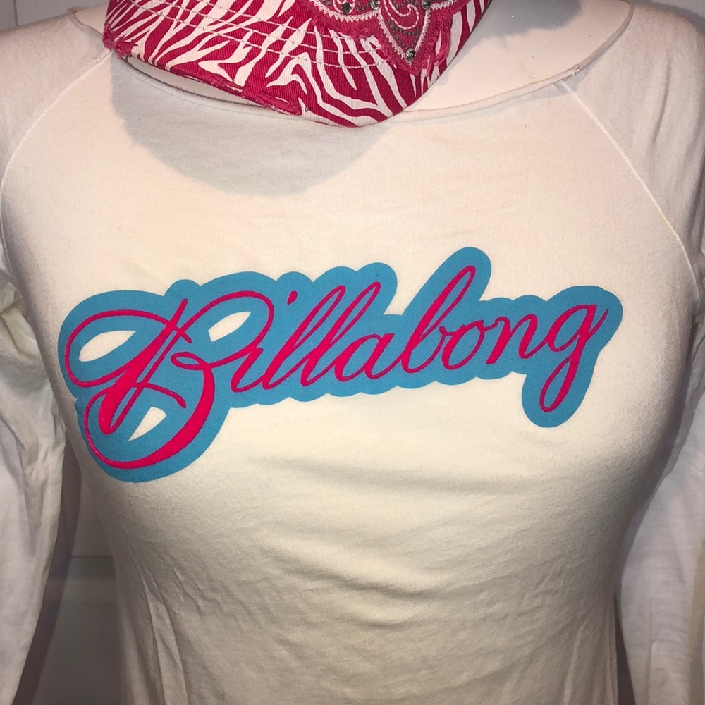 Electric Billabong 3/4 Sleeve Tee - Picture 1 of 7